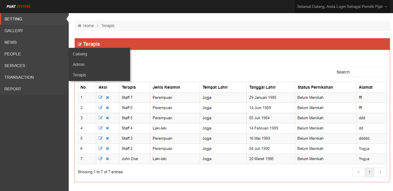 <p>

Halaman Superadmin Terapis&nbsp;<br></p>
